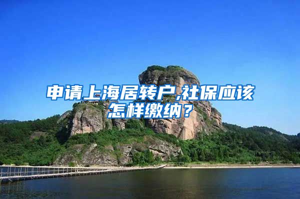 申请上海居转户,社保应该怎样缴纳？