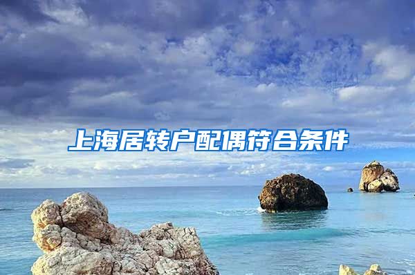 上海居转户配偶符合条件