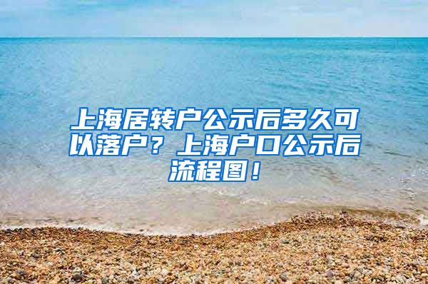 上海居转户公示后多久可以落户？上海户口公示后流程图！