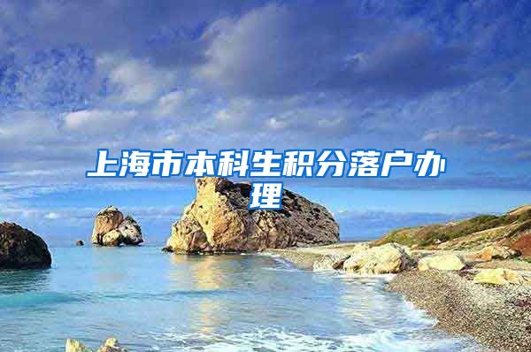 上海市本科生积分落户办理