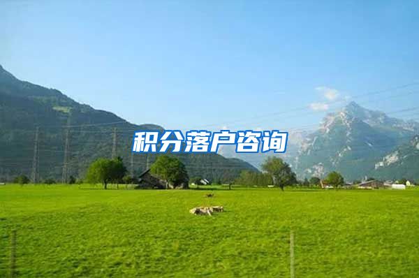 积分落户咨询