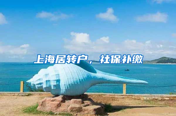 上海居转户，社保补缴