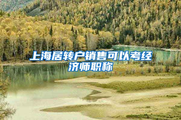 上海居转户销售可以考经济师职称