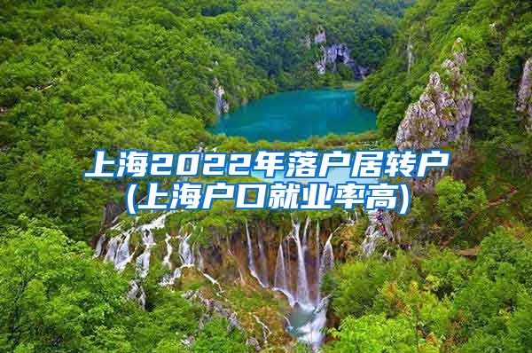 上海2022年落户居转户(上海户口就业率高)